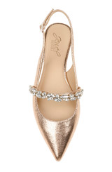 Rose Gold | Bambi Pointed Toe Sling Back