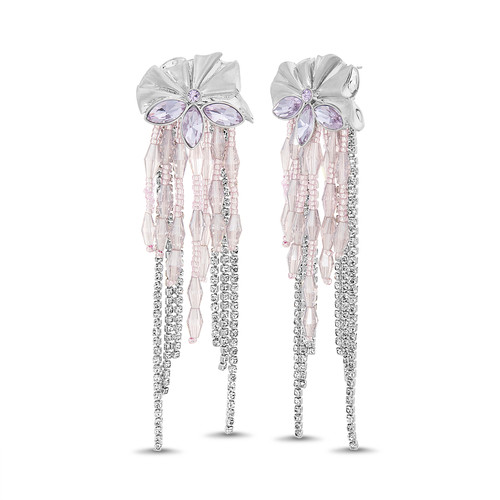 Beguiling Fringe Earrings Front