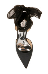 Black | Blaze Satin Bow Stilettos