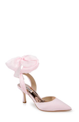 Blossom | Blaze Satin Bow Stilettos Front Side