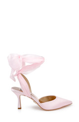Blossom | Blaze Satin Bow Stilettos Side