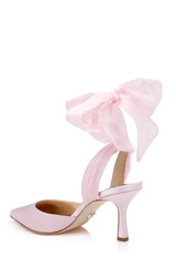 Blossom | Blaze Satin Bow Stilettos Back Side