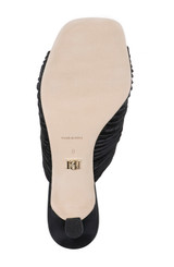 Black | Blythe Slide with Floral Detail