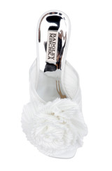 White | Blythe Slide with Floral Detail