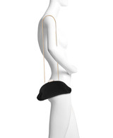 Black | Leia Satin Pouch Clutch Form