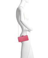 Cherry Blossom | Evelyn Stingray Leather Clutch Form