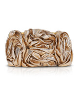 Gold | Jett Metallic Pouch Clutch Front