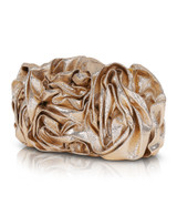 Gold | Jett Metallic Pouch Clutch Side