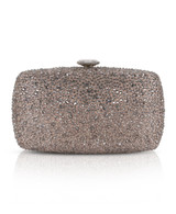 Smoke Diamond | Sheena Crystal Box Clutch Back