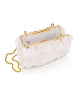 Ivory | Jett II Blossom Pouch Clutch Open