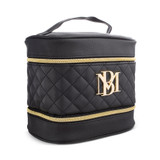 Black | Rectangle Cosmetic Train Case