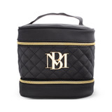 Black | Rectangle Cosmetic Train Case