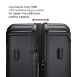 Black | Evalyn 3 Piece Expandable Luggage Set