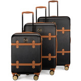 Retro Black | Grace Luggage Set