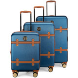 Retro Navy | Grace Luggage Set
