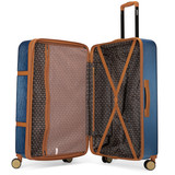 Retro Navy Grace Luggage Set Interior