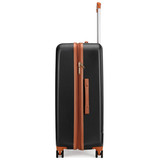 Black | Mia 3 Piece Expandable Retro Luggage Set