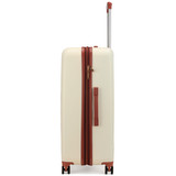 Champagne | Mia 3 Piece Expandable Retro Luggage Set