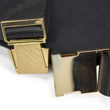 Black Sage Scuba and Vegan Leather Belt Bag belt detail
