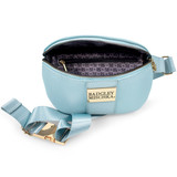 Light Blue | Sage Scuba and Vegan Leather Belt Bag
