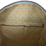 Light Blue Barbara Tote Weekender Travel Bag Inside