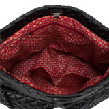 Black | Diana Vegan Leather Tote Weekender Travel Bag