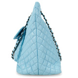 Light Blue | Diana Vegan Leather Tote Weekender Travel Bag