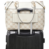 Champagne | Madalyn Vegan Leather Travel Tote Weekender Bag