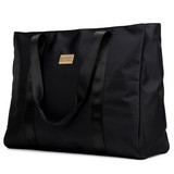 Black | Nylon Weekender Tote Bag