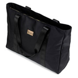 Black | Nylon Weekender Tote Bag