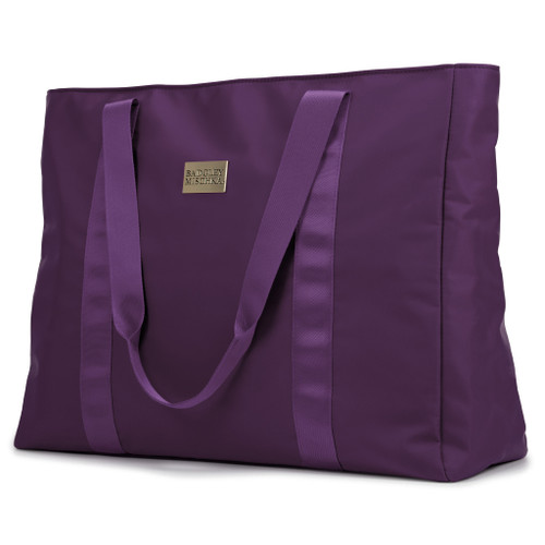 Purple | Nylon Weekender Tote Bag