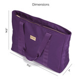 Purple | Nylon Weekender Tote Bag