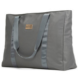 Grey | Nylon Weekender Tote Bag