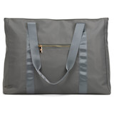 Grey | Nylon Weekender Tote Bag