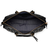 Black | Quilted Weekender Tote Bag