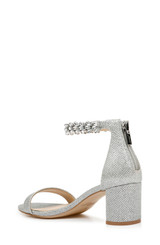 Silver | Bradley Embellished Evening Shoe