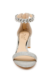 Silver | Bradley Embellished Evening Shoe
