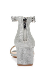 Silver | Bradley Embellished Evening Shoe
