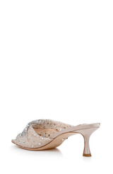 Nude | Brandy Rhinestone-Studded Mules