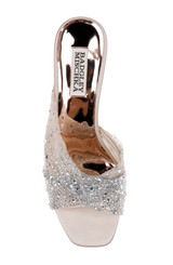 Nude | Brandy Rhinestone-Studded Mules
