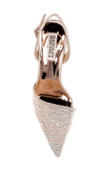 Nude | Brenna Rhinestone-Studded 2-Piece Slingbacks