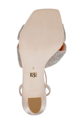 Nude | Brinlee Studded Satin Sandal