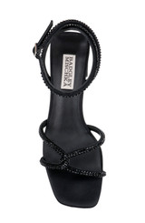 Black | Brisa Low Block Heeled Sandal