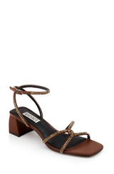 Chocolate | Brisa Low Block Heeled Sandal