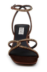 Chocolate | Brisa Low Block Heeled Sandal