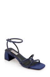 Midnight | Brisa Low Block Heeled Sandal
