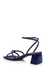 Midnight | Brisa Low Block Heeled Sandal