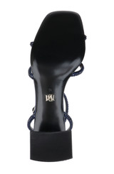 Midnight | Brisa Low Block Heeled Sandal