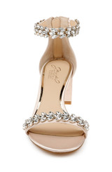 Champagne | Bronwen Embellished Evening Shoe