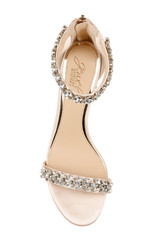 Champagne | Bronwen Embellished Evening Shoe